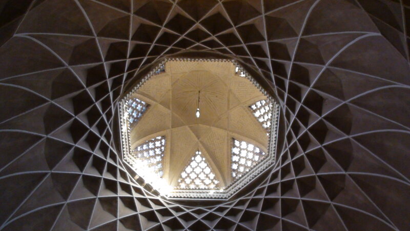 Geometric Ceiling Dome