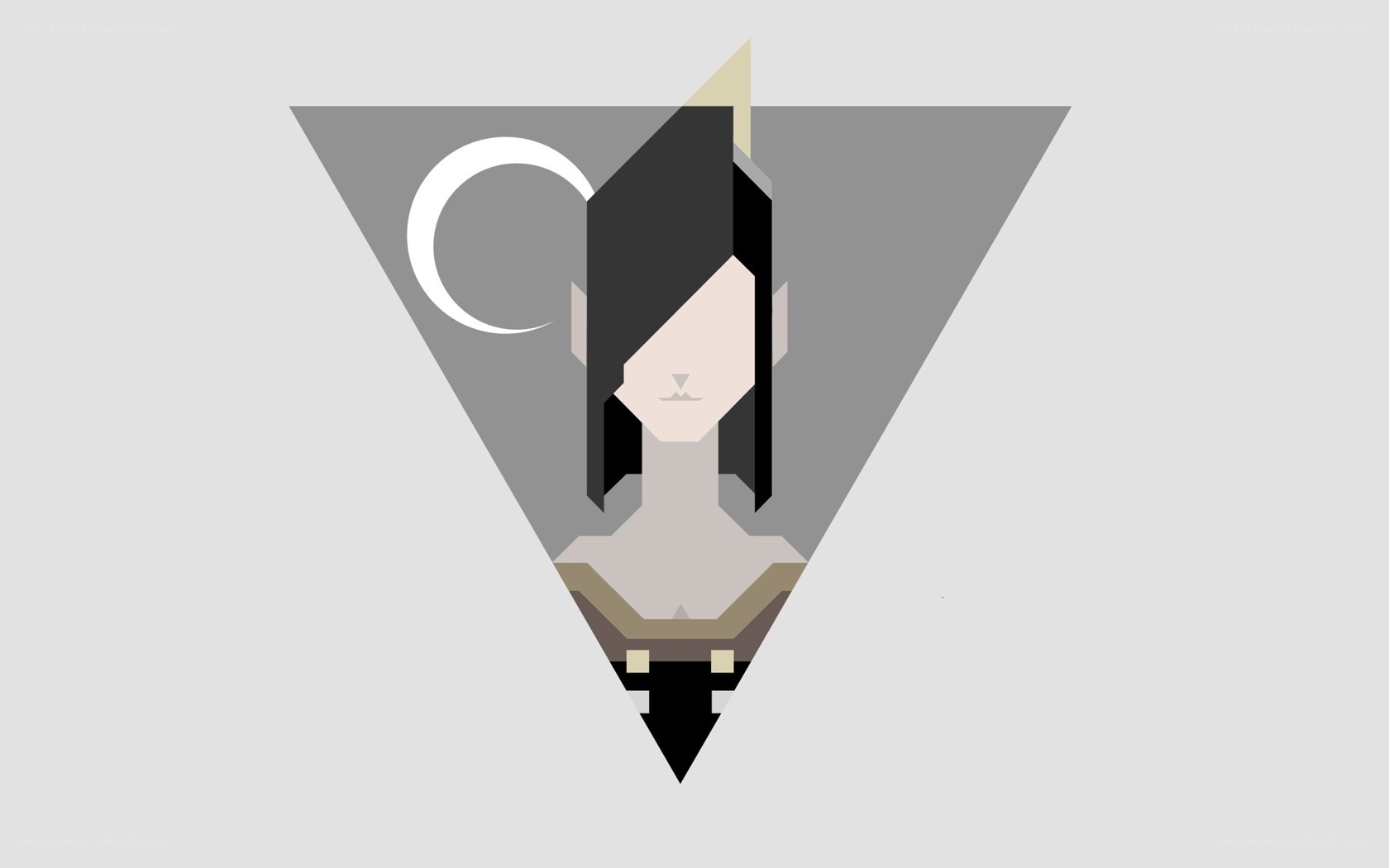 geometric character portrait