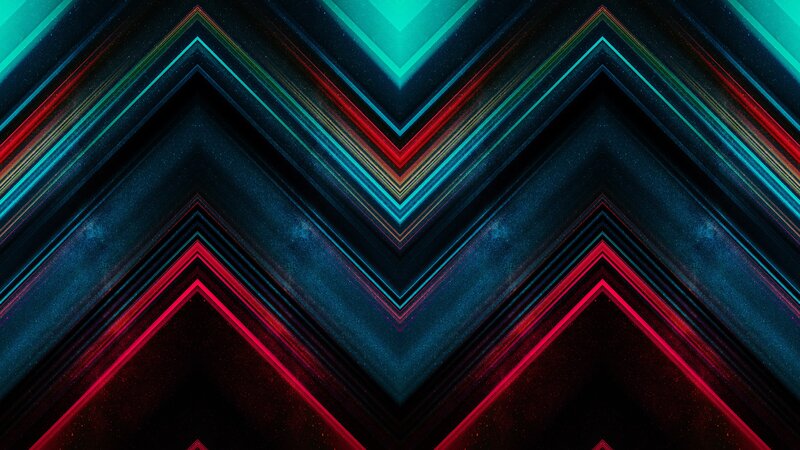 Geometric Chevron Pattern — Blue, Dynamic