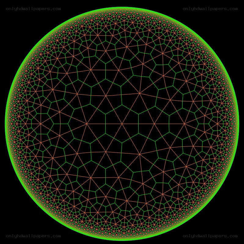 Geometric circle pattern