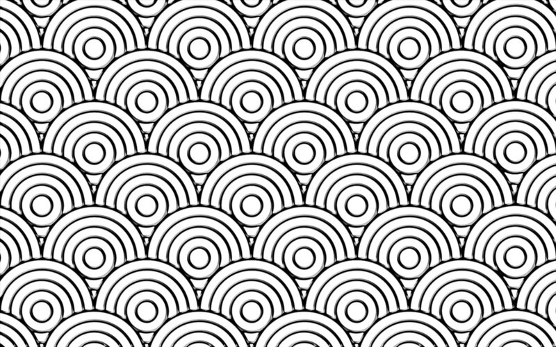 geometric circular pattern