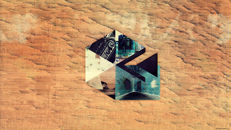 Geometric Collage Art