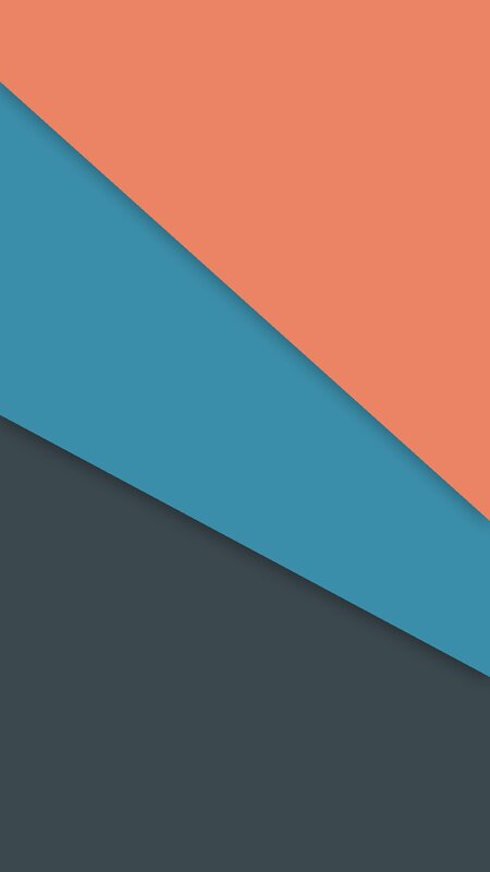 Geometric Color Blocks — Orange