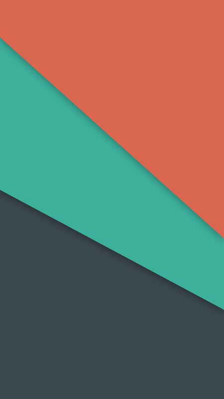Geometric Color Blocks — Red