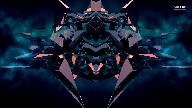 Geometric Crystal Structure — Black