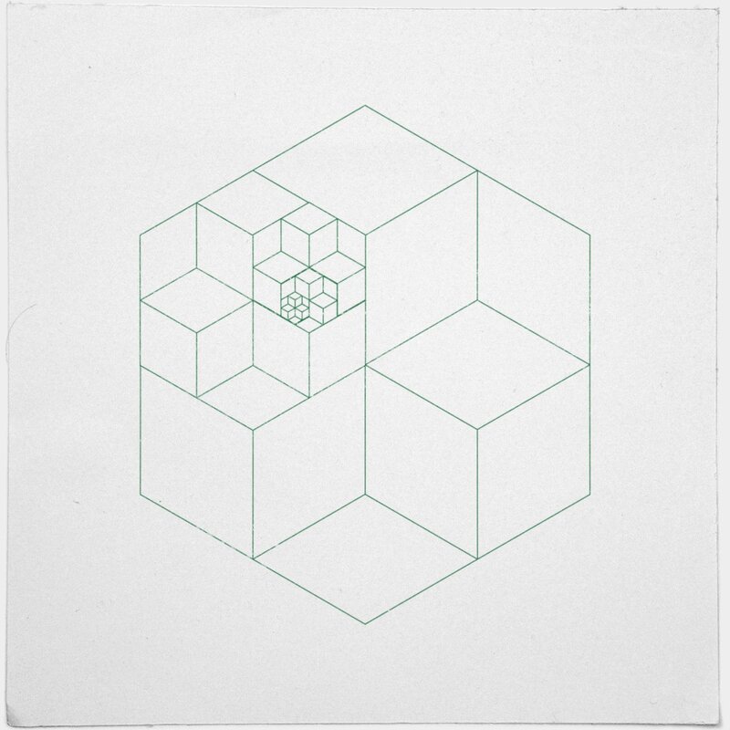 geometric cube fractal