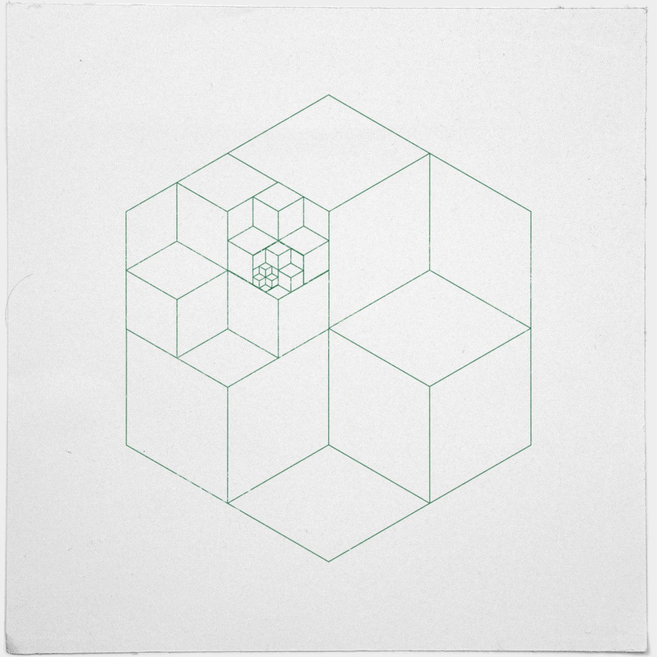 geometric cube fractal