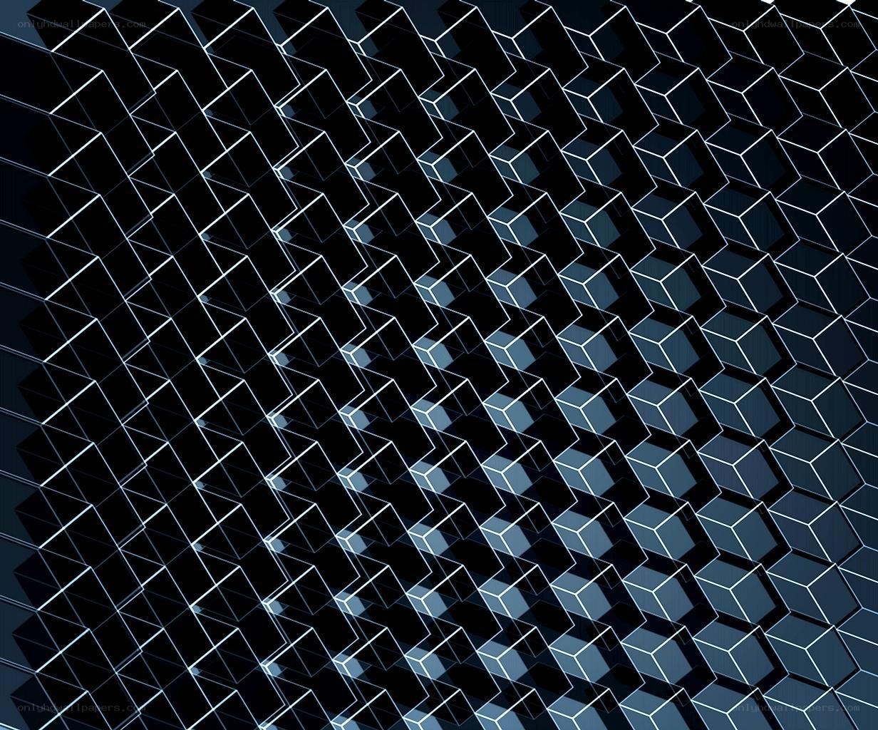 geometric cube pattern