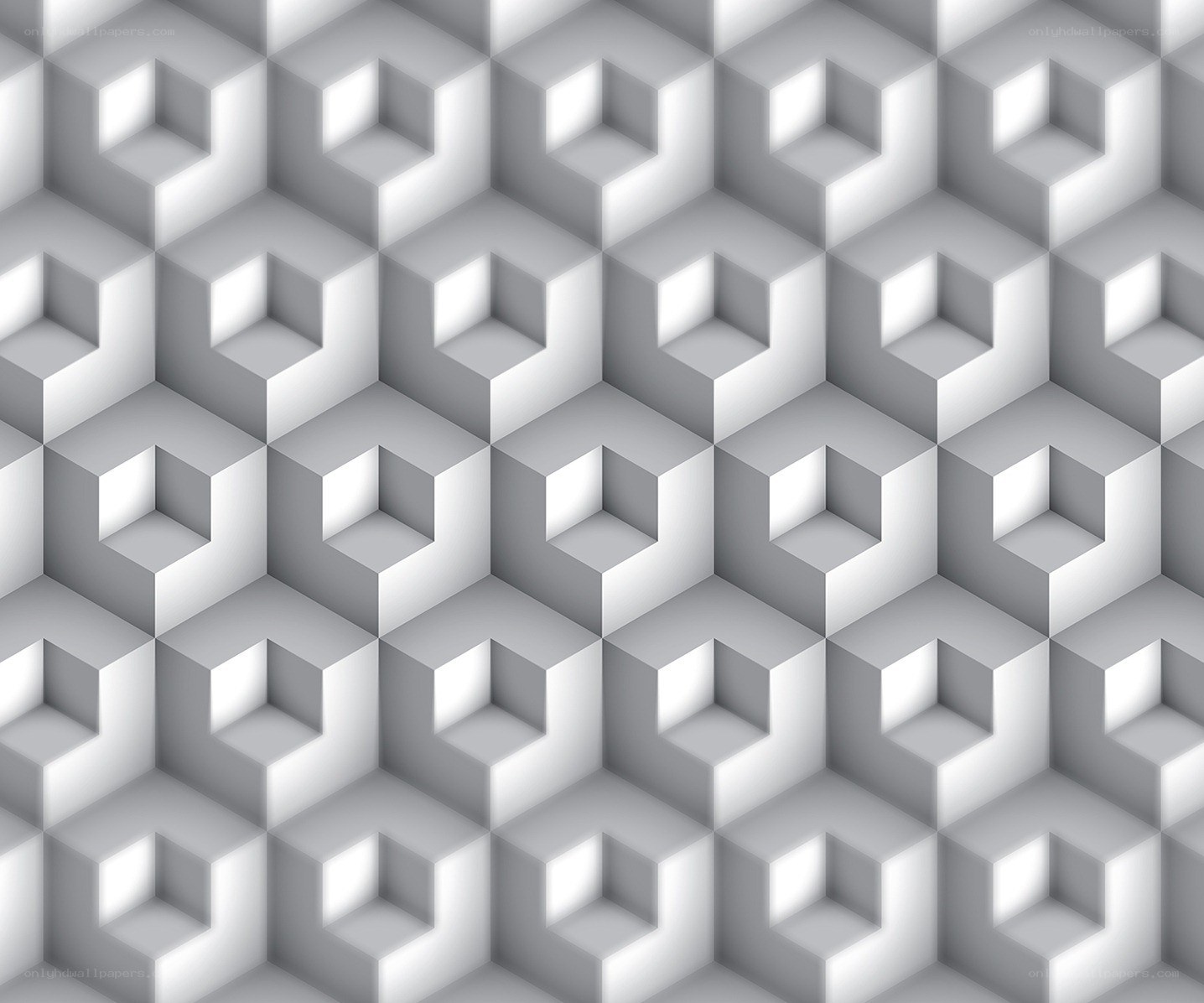 geometric cube pattern