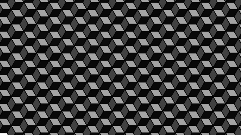 Geometric Cube Pattern — Black, Neutral, Abstract, Cubes