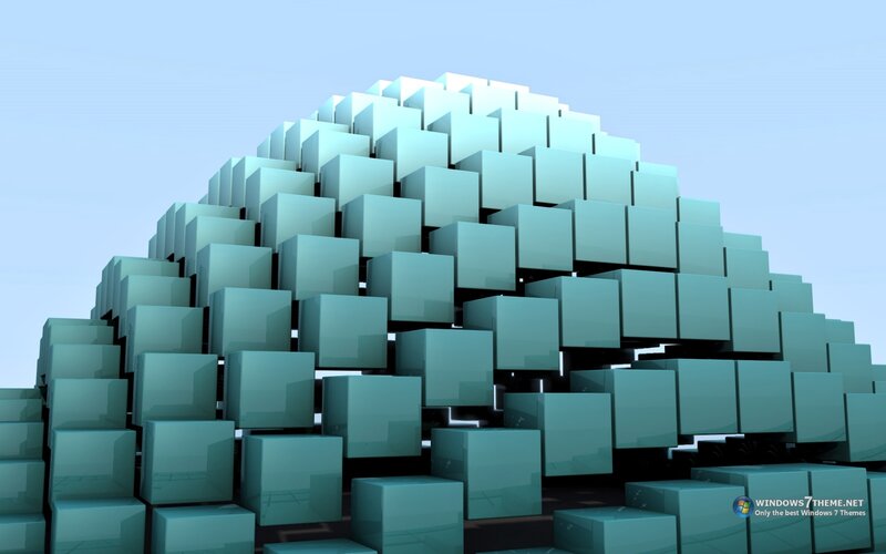 geometric cube pyramid