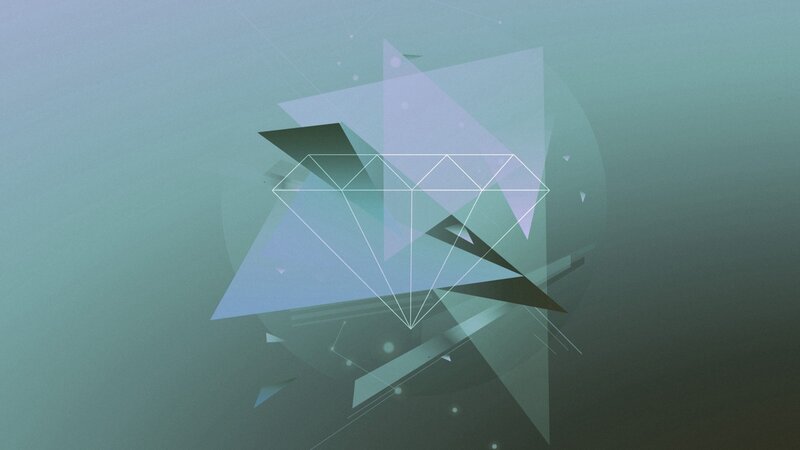 Geometric Diamond Shape