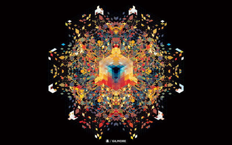 Geometric Digital Pattern