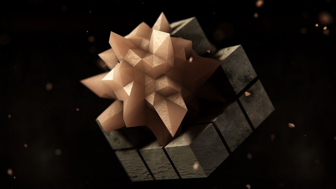 geometric explosion in dark space
