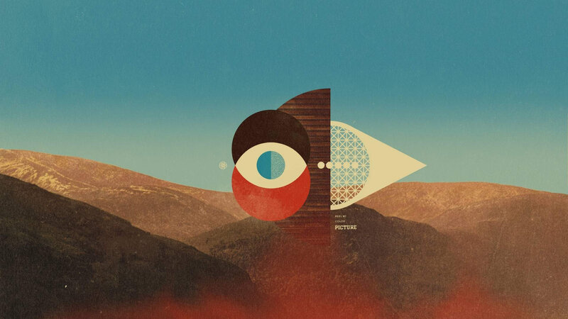 Geometric Eye in Desert