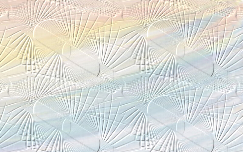 Geometric Fan Pattern