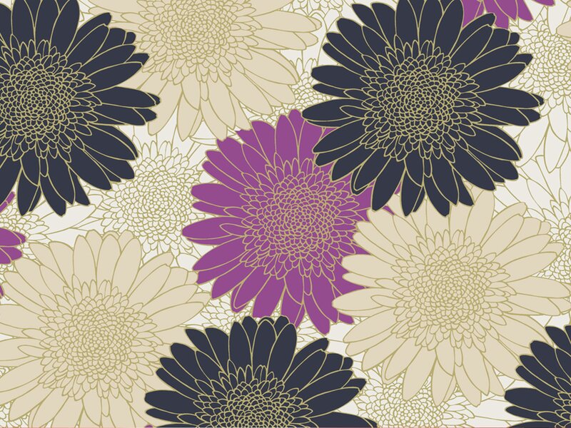 Geometric Flower Pattern