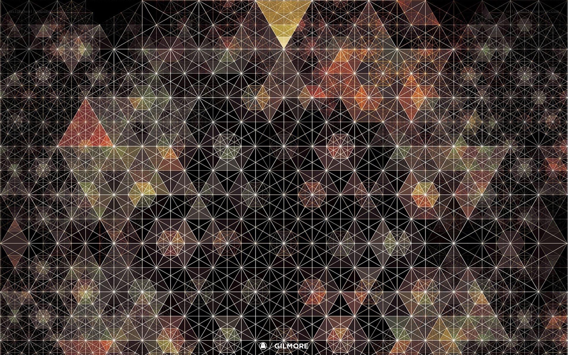 Geometric fractal pattern