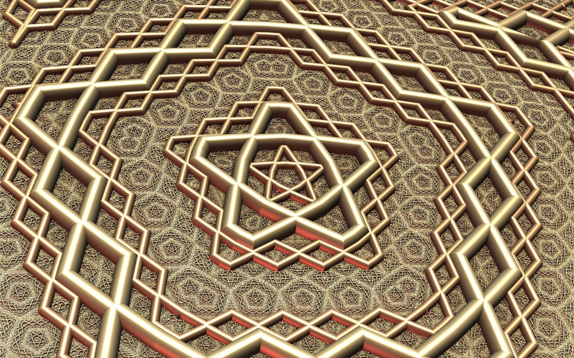 geometric fractal pattern