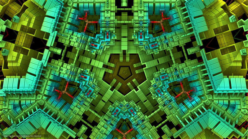 geometric fractal pattern
