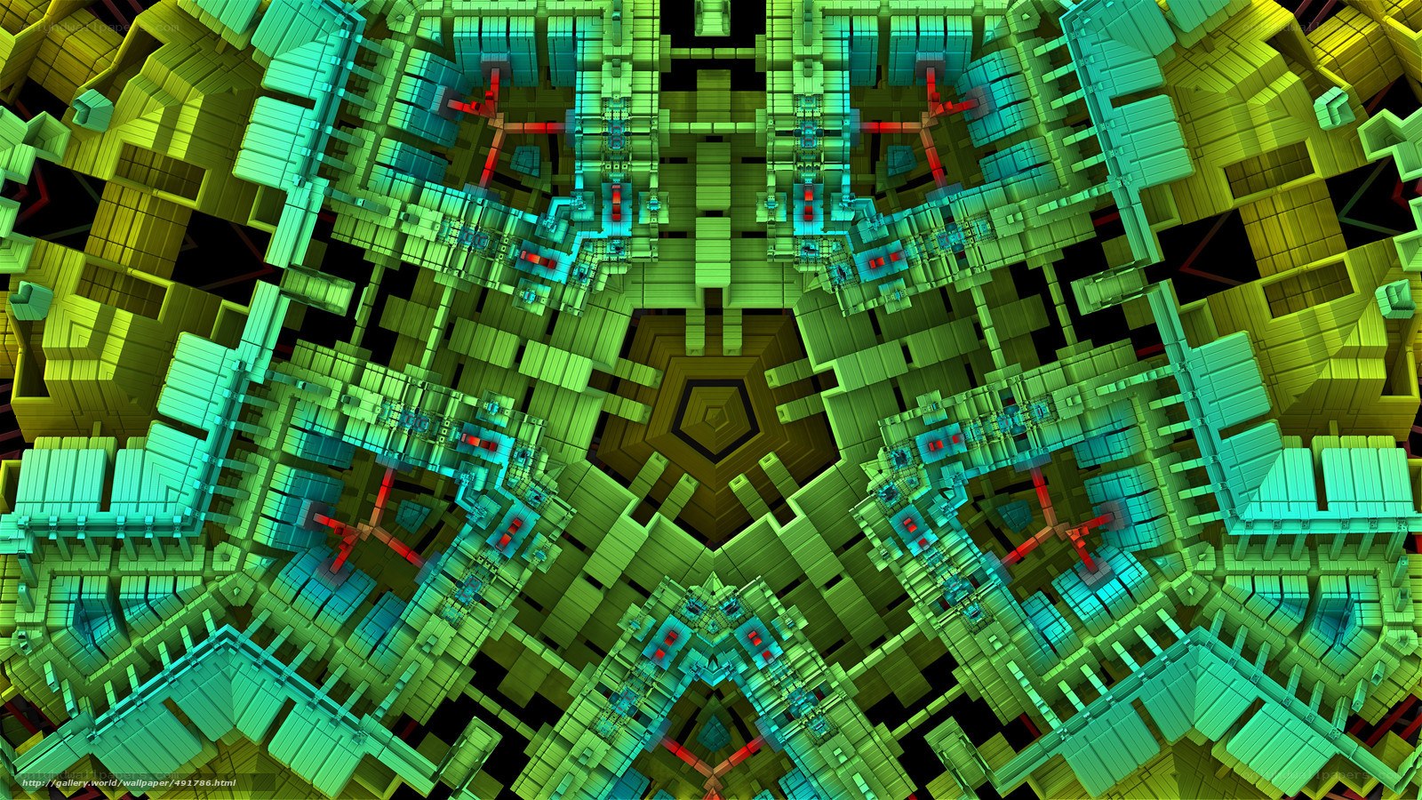 geometric fractal pattern