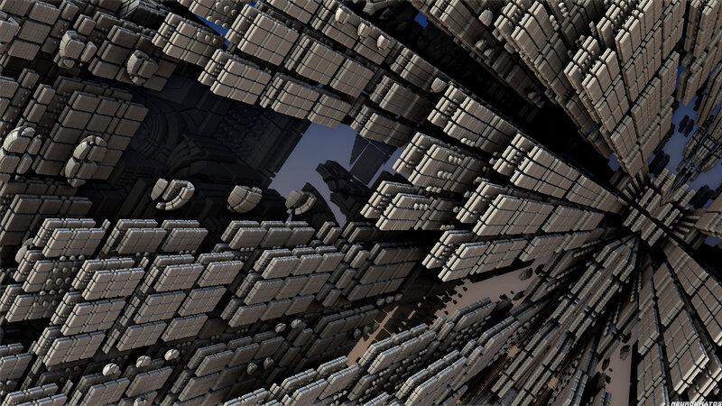 Geometric Fractal Structure — Gray