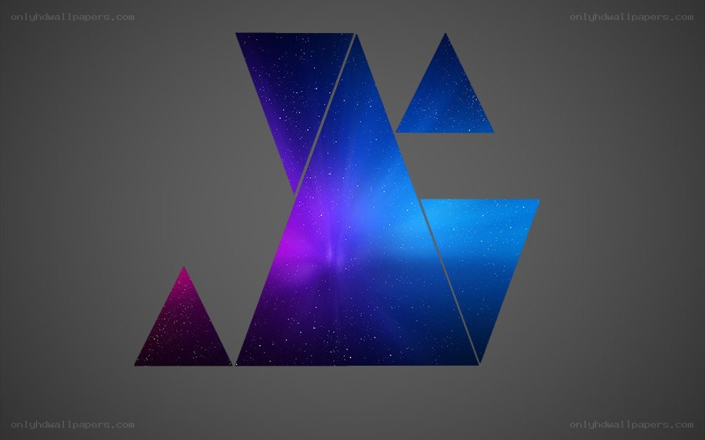 geometric galaxy triangles