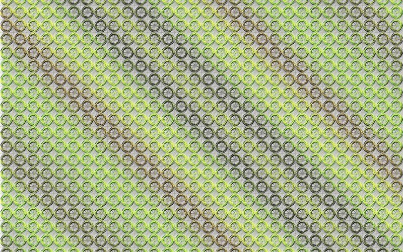 geometric gear pattern