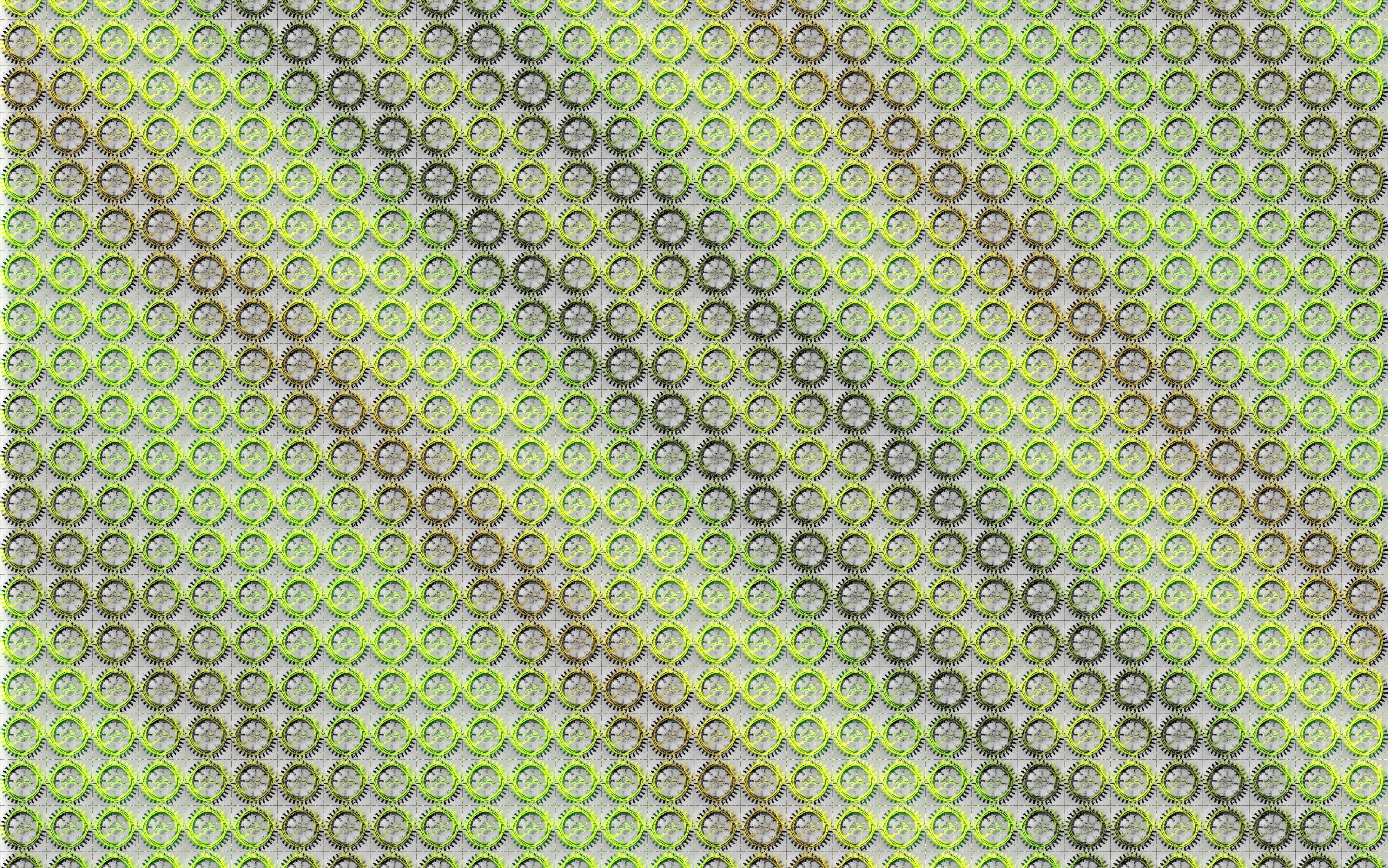 geometric gear pattern