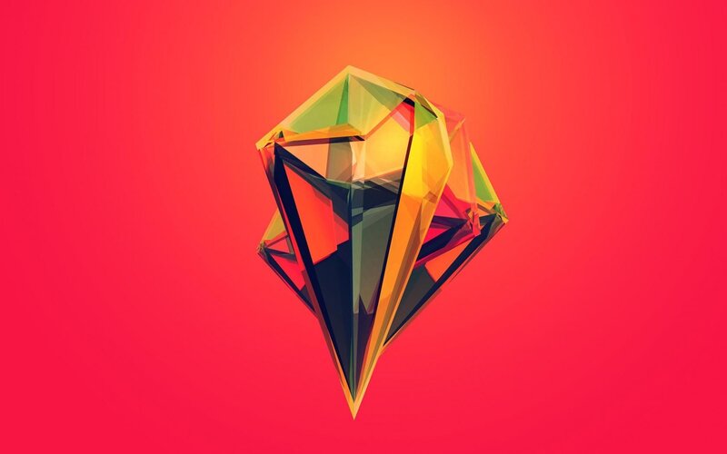 Geometric Gem Shape