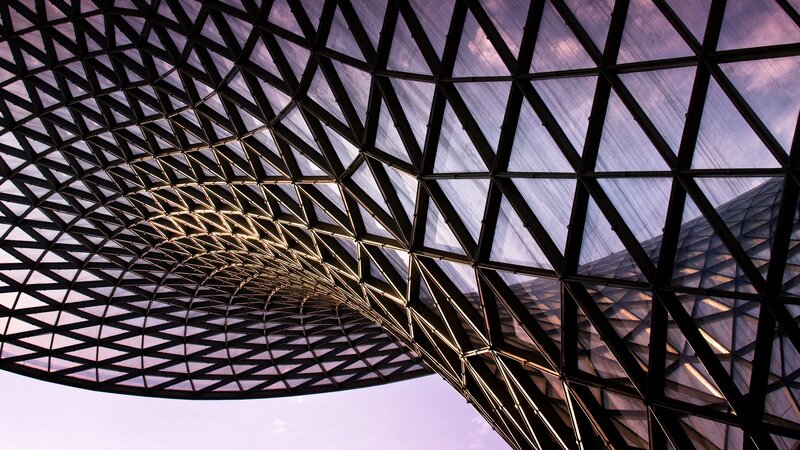 Geometric Glass Roof