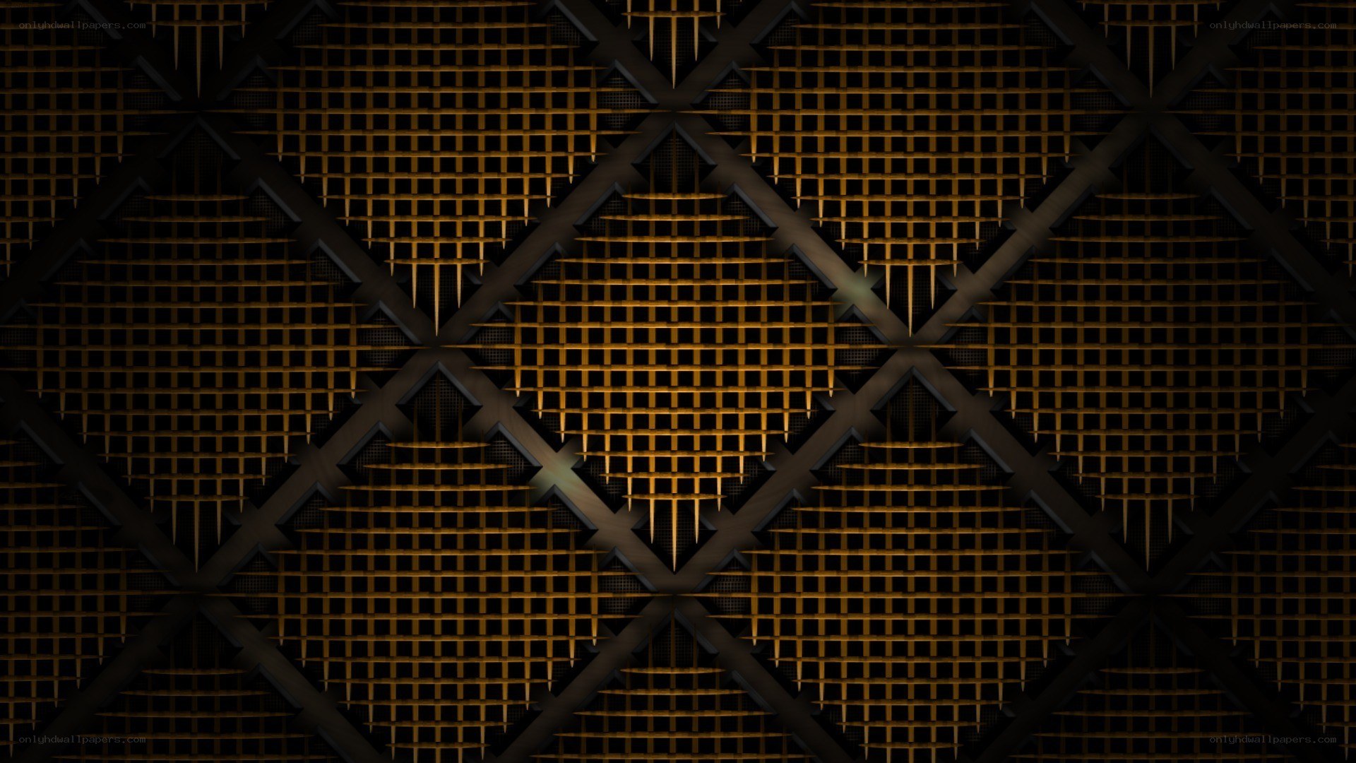 geometric golden lattice pattern