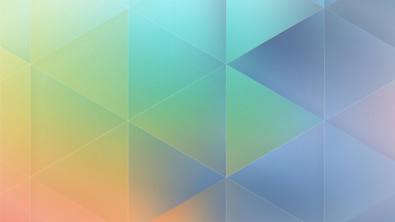 Geometric Gradient Pattern — Green, Calm