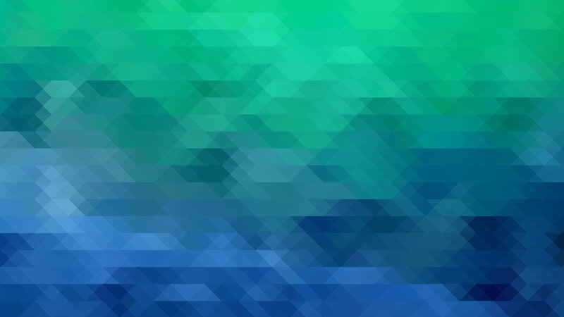 Geometric Gradient Pattern — Green