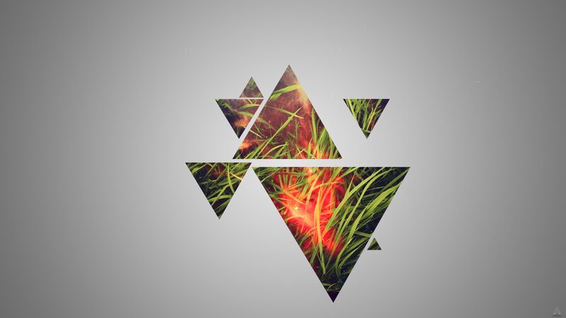 Geometric Grass Pattern