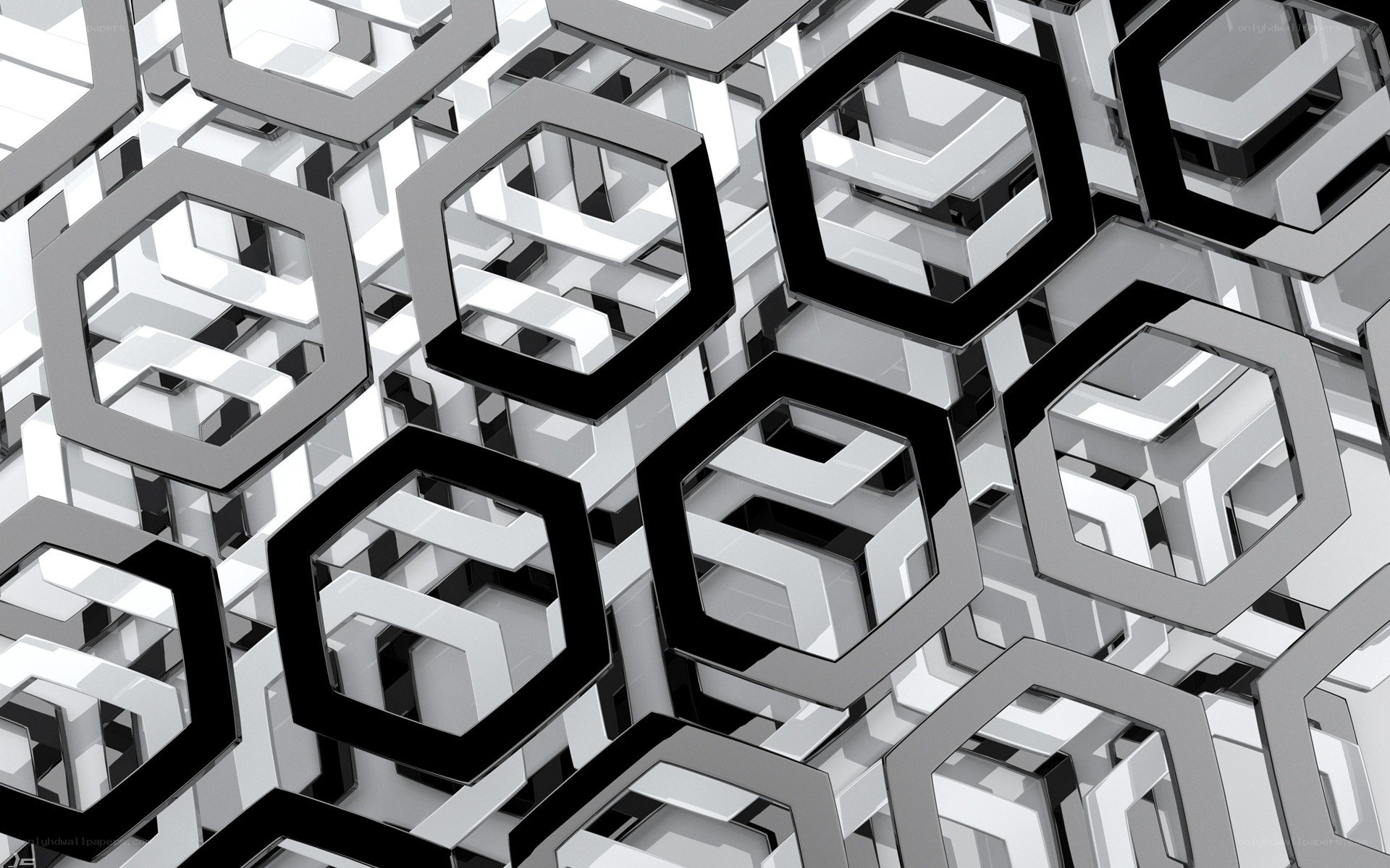 geometric hexagon pattern