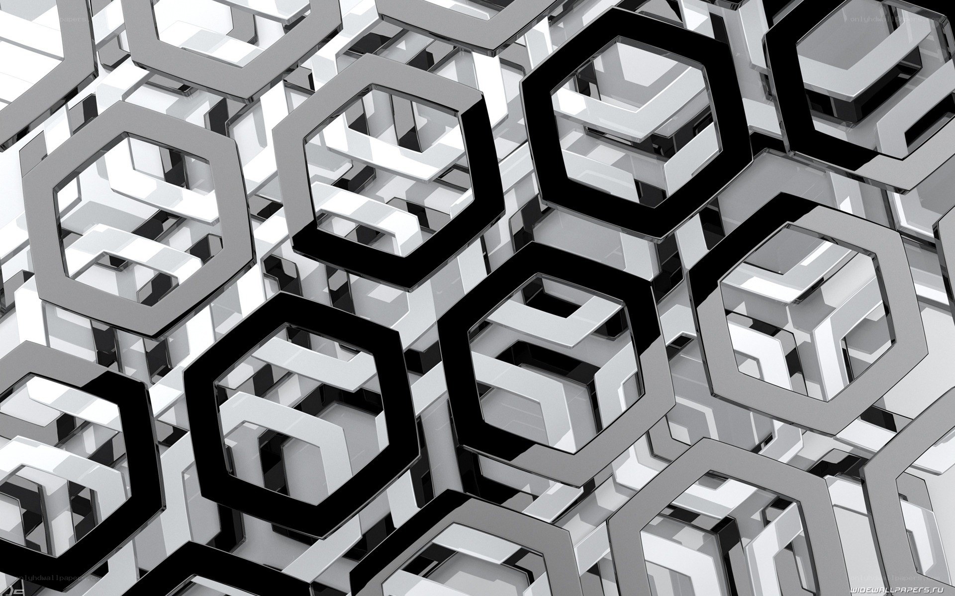 geometric hexagon pattern