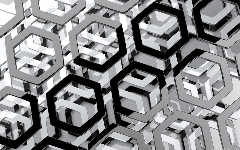 geometric hexagon pattern