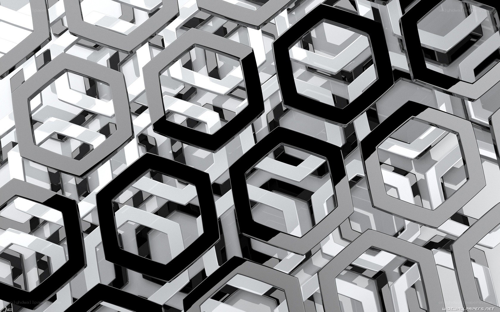 geometric hexagon pattern