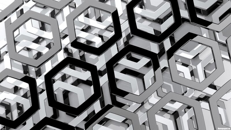 geometric hexagonal pattern
