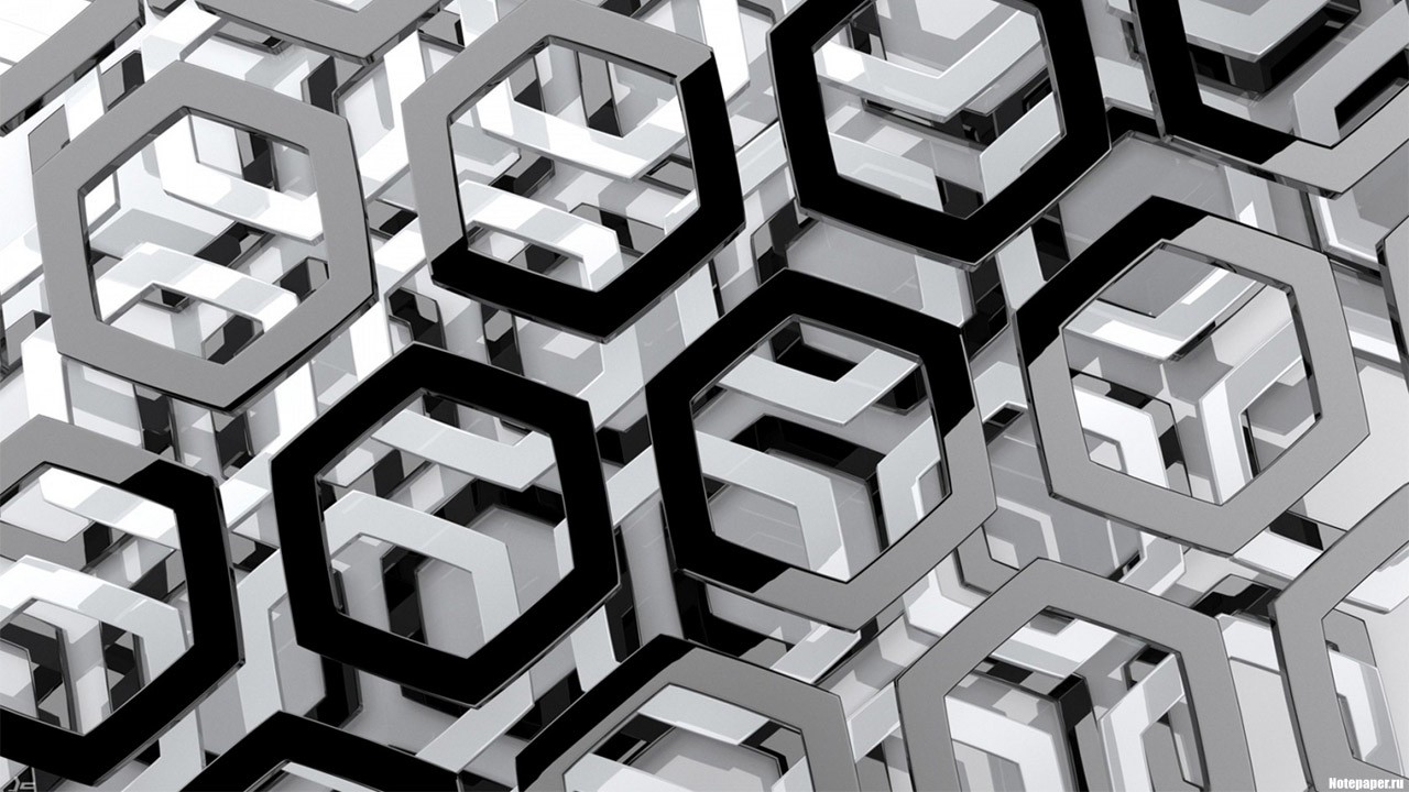 geometric hexagonal pattern