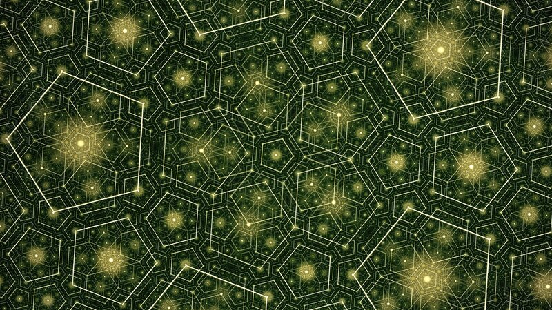 geometric hexagonal pattern