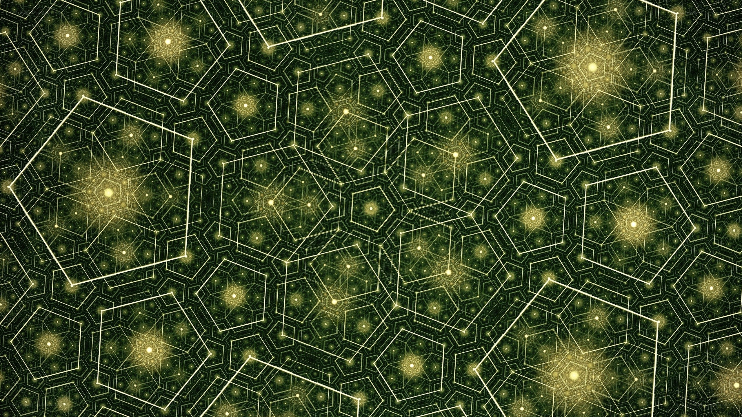 geometric hexagonal pattern