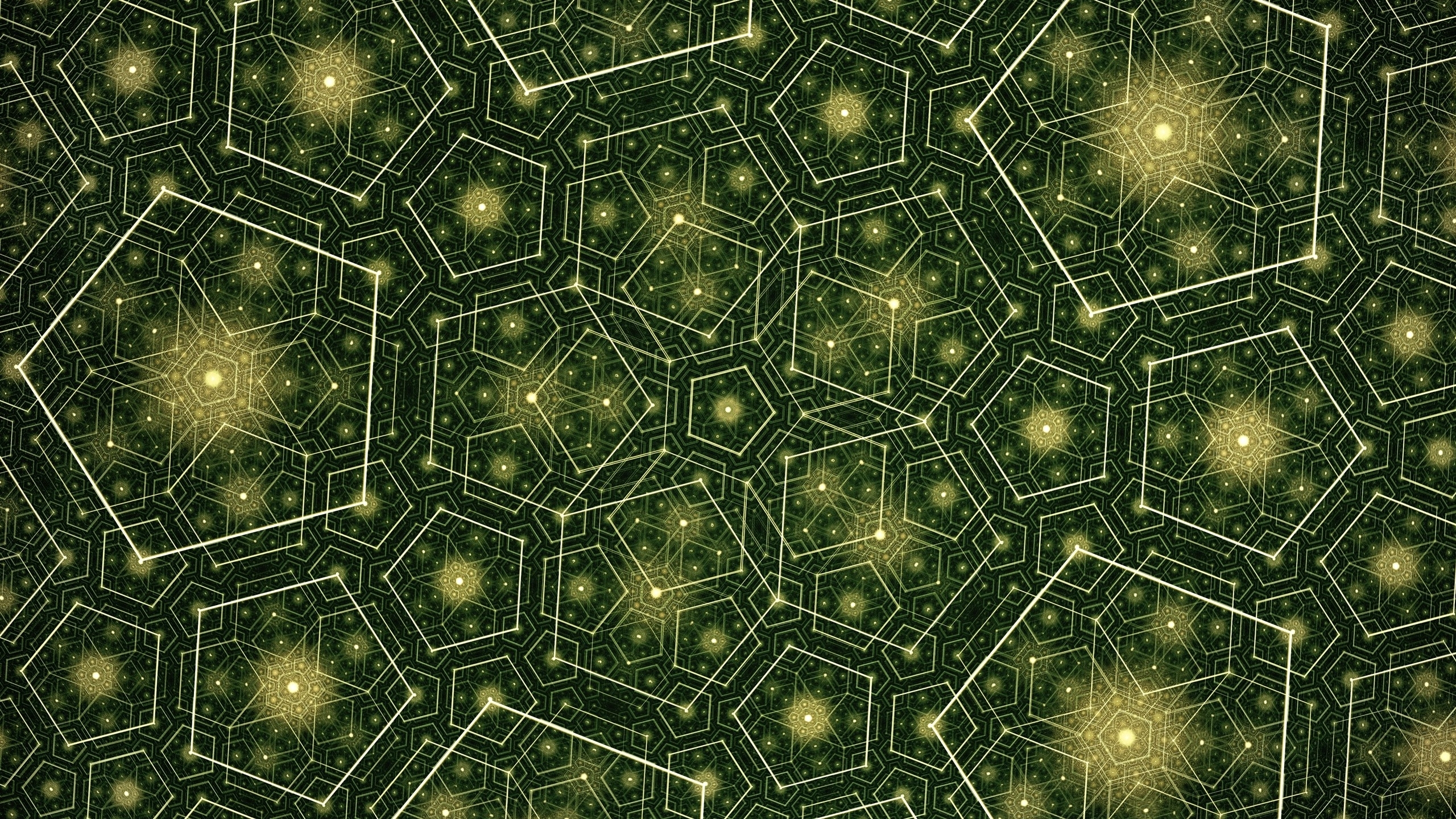 geometric hexagonal pattern