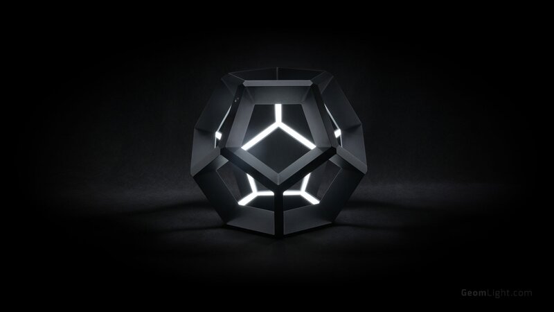 Geometric Lamp Sculpture