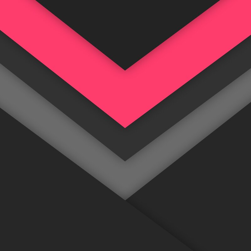 Geometric Layered Shapes — Pink