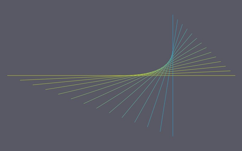 Geometric Line Pattern — Gray
