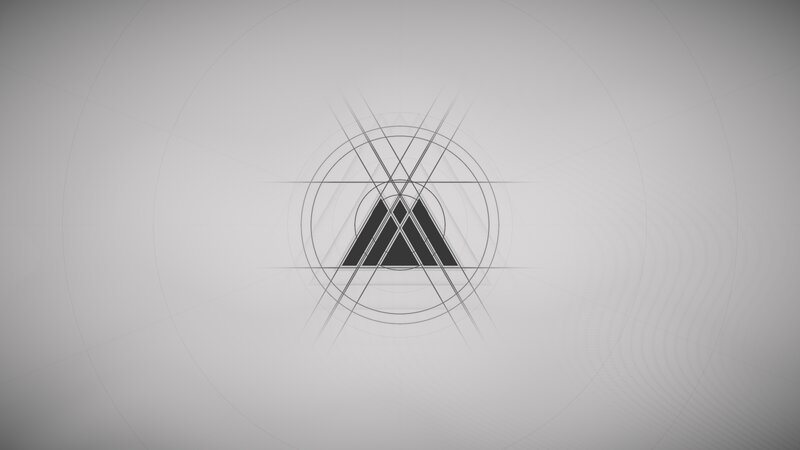 Geometric Logo Design — Gray
