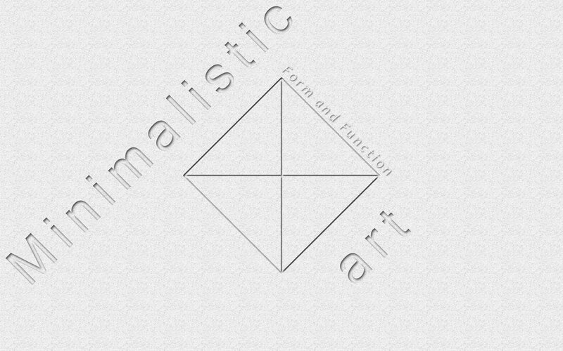 Geometric Logo Design — White