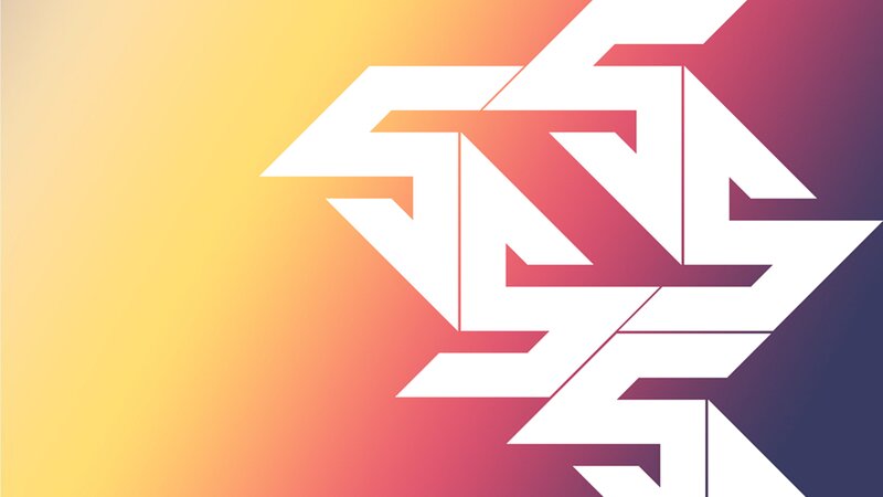 Geometric Logo Design — Yellow, Dynamic